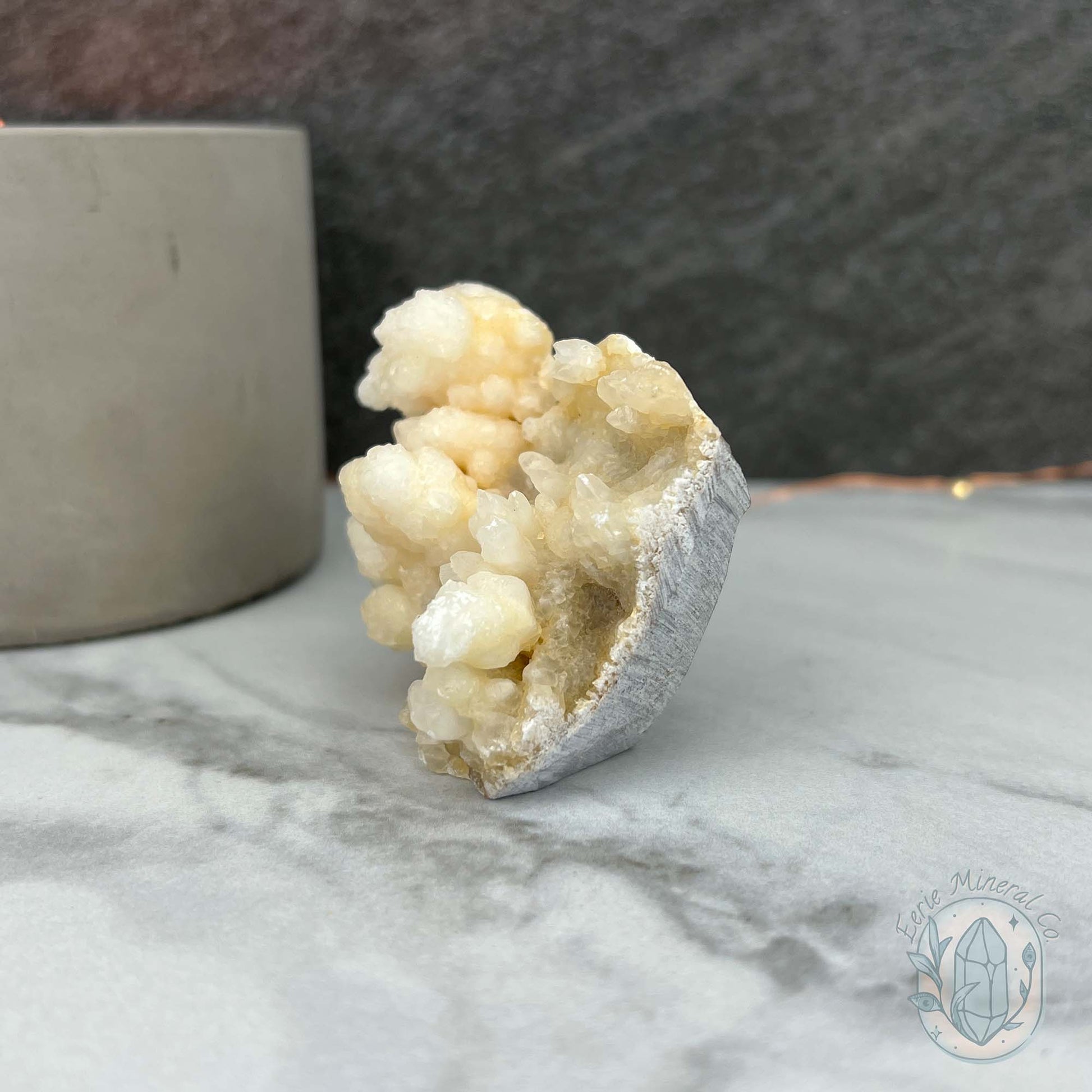 Yunnan Province Creamy White Calcite Cave Stalactite Specimen