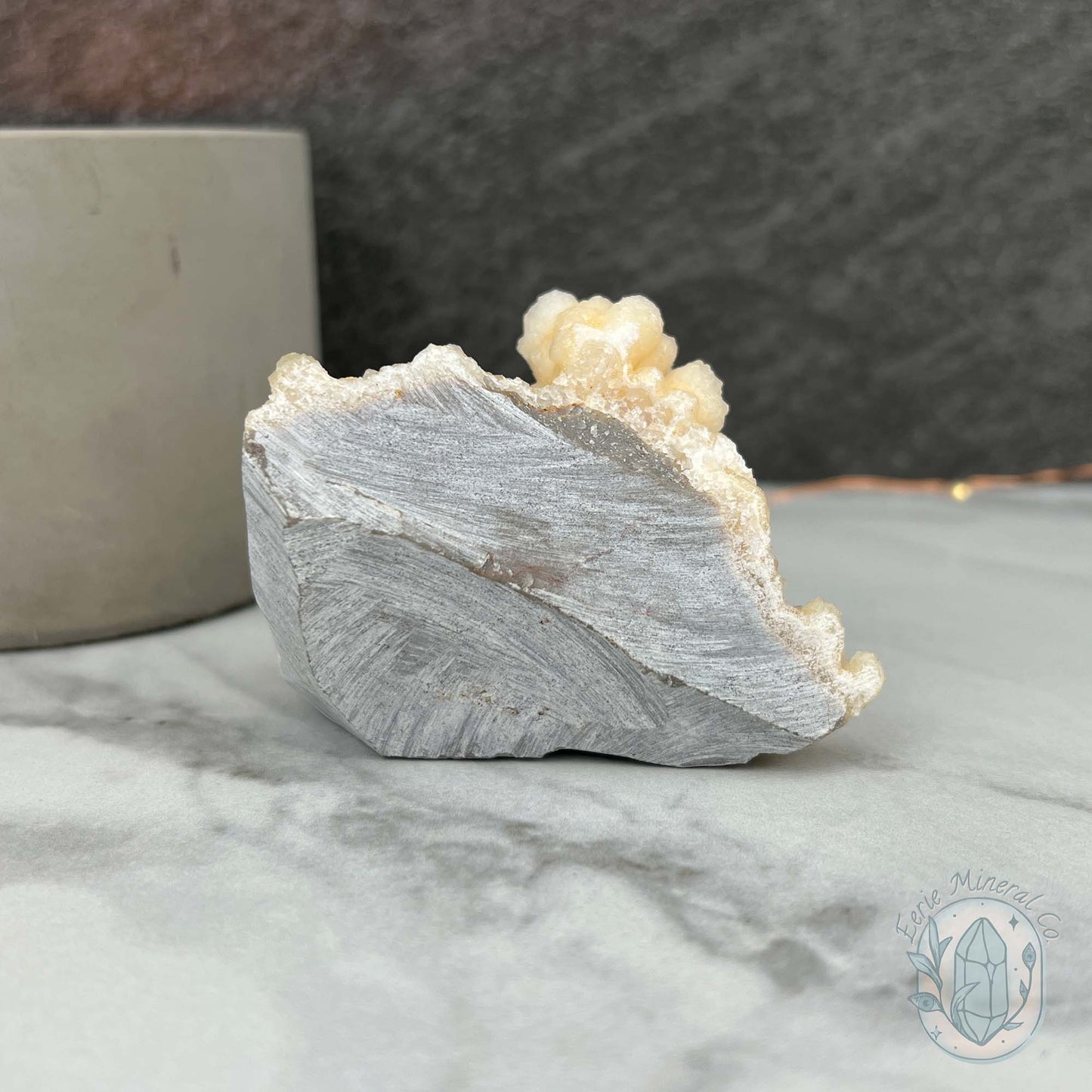 Yunnan Province Creamy White Calcite Cave Stalactite Specimen