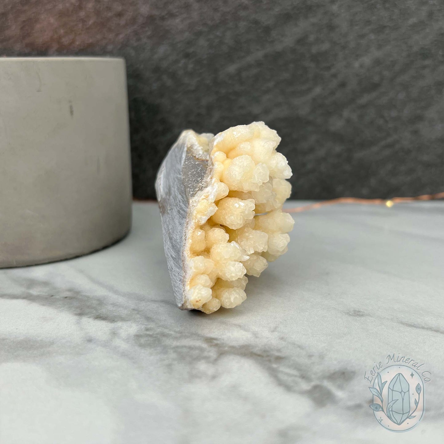 Yunnan Province Creamy White Calcite Cave Stalactite Specimen