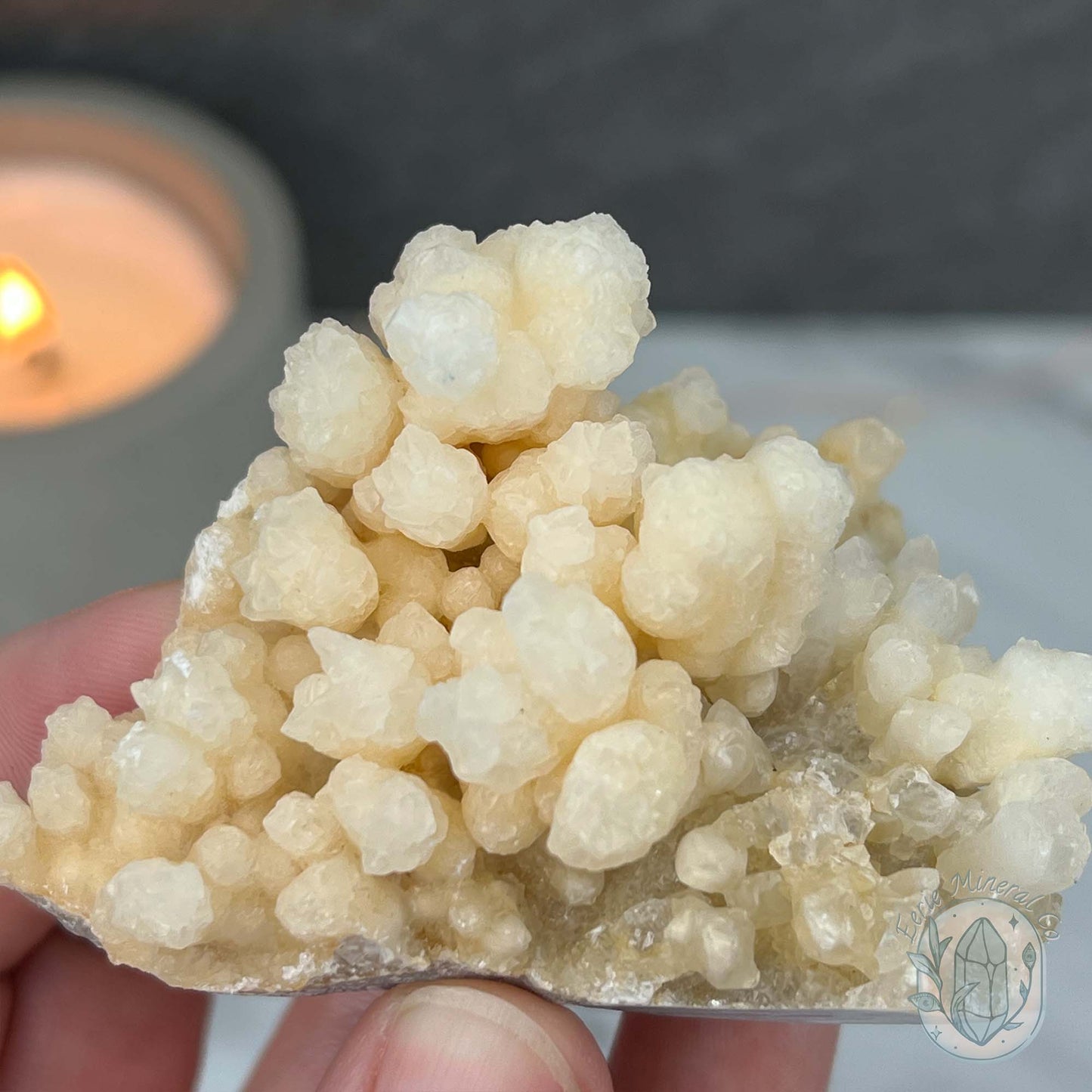 Yunnan Province Creamy White Calcite Cave Stalactite Specimen