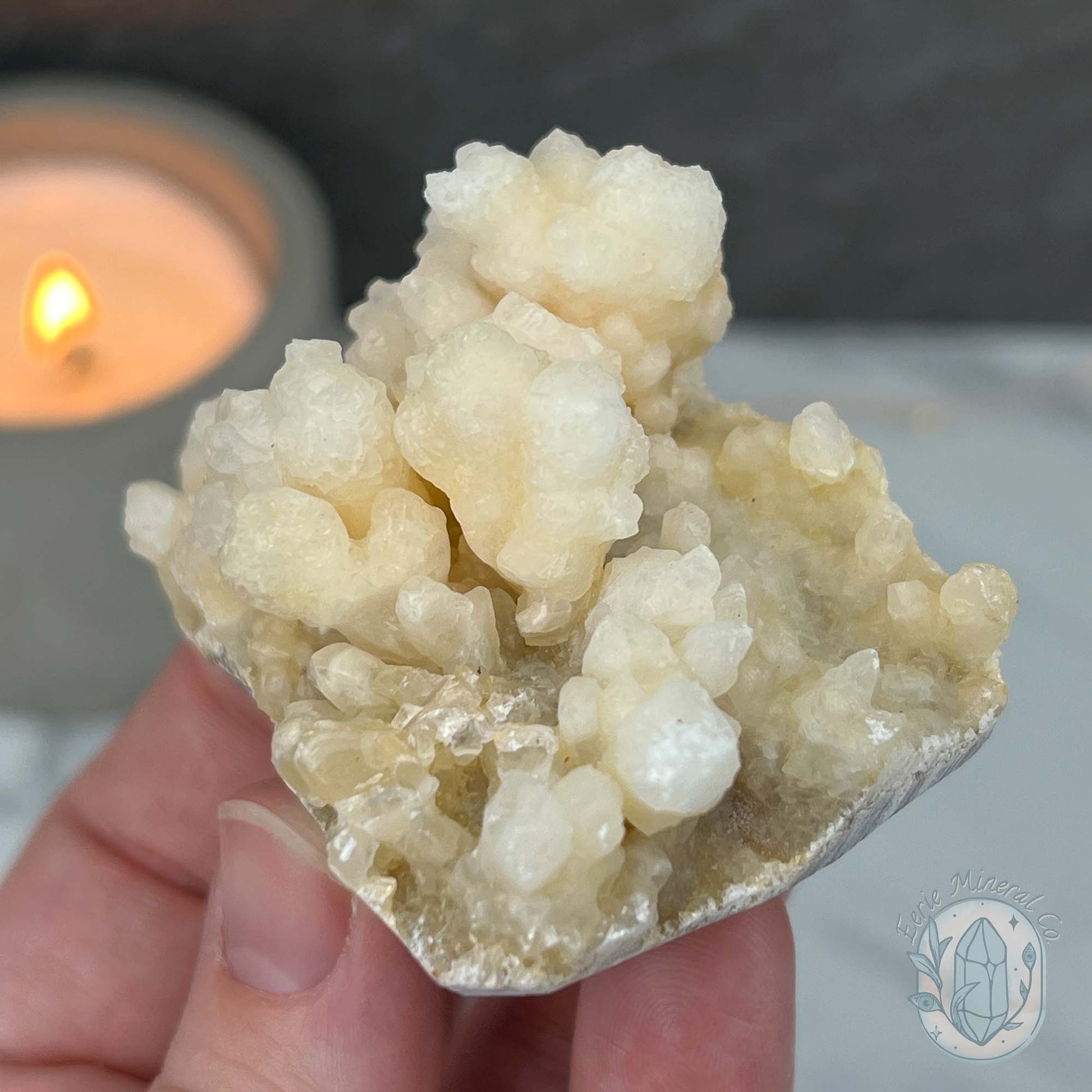 Yunnan Province Creamy White Calcite Cave Stalactite Specimen