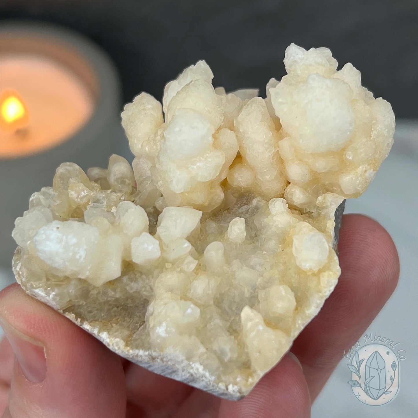 Yunnan Province Creamy White Calcite Cave Stalactite Specimen