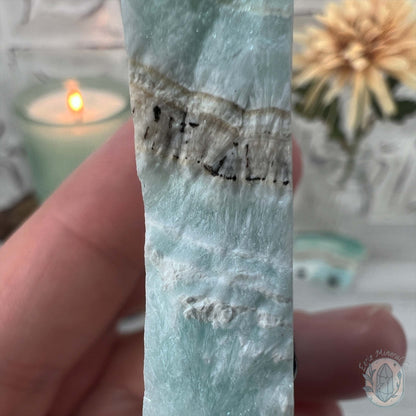 Beach Vibes Caribbean Calcite Slab Style Pet Rock