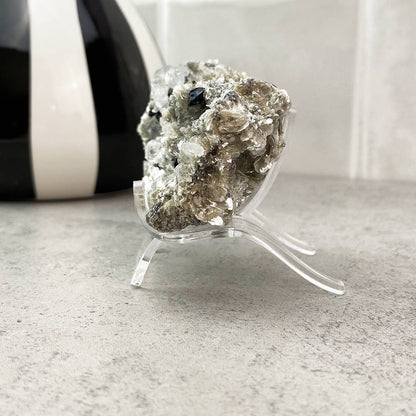 Aquamarine with Cassiterite and Mica Specimen