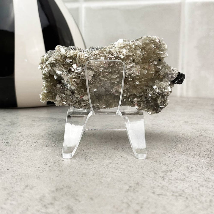 Aquamarine with Cassiterite and Mica Specimen