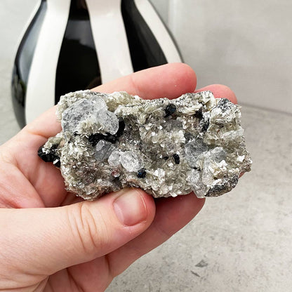 Aquamarine with Cassiterite and Mica Specimen