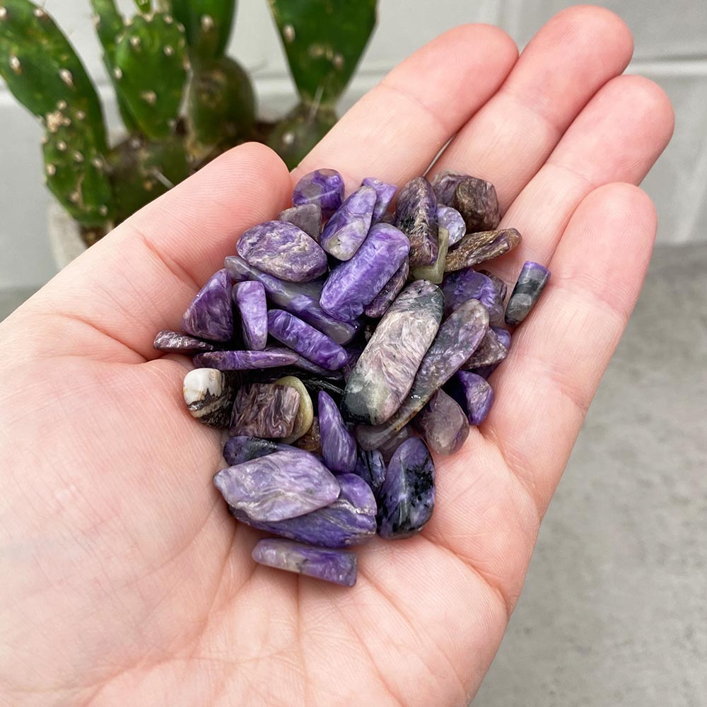 Charoite Tumbled Chips