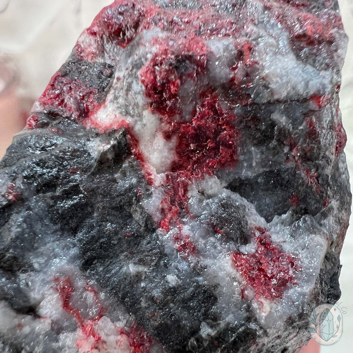 Raw Cinnabar Pet Rock Specimen