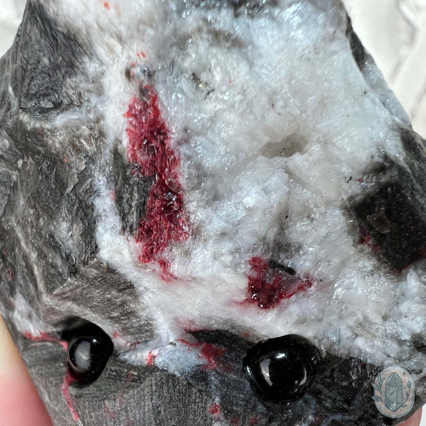 Raw Cinnabar Pet Rock Specimen