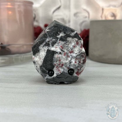 Raw Cinnabar Pet Rock Specimen