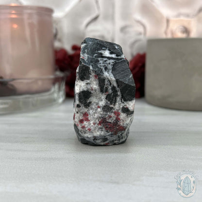 Raw Cinnabar Pet Rock Specimen