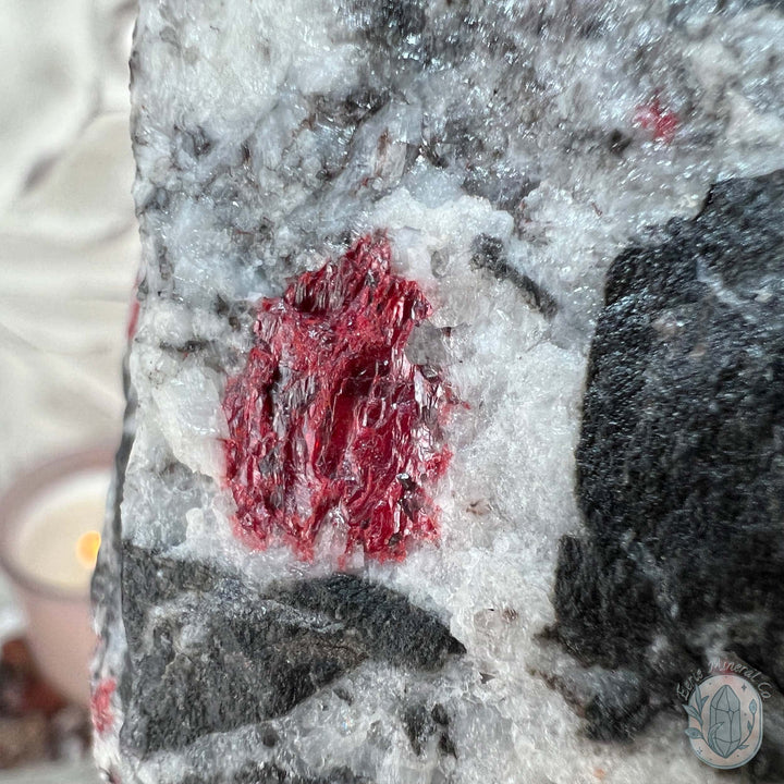 Raw Cinnabar Pet Rock Specimen