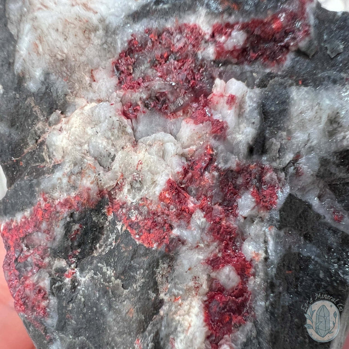 Raw Cinnabar Pet Rock Specimen