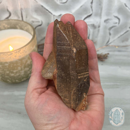 Natural Raw Smoky Citrine Crystal Cluster