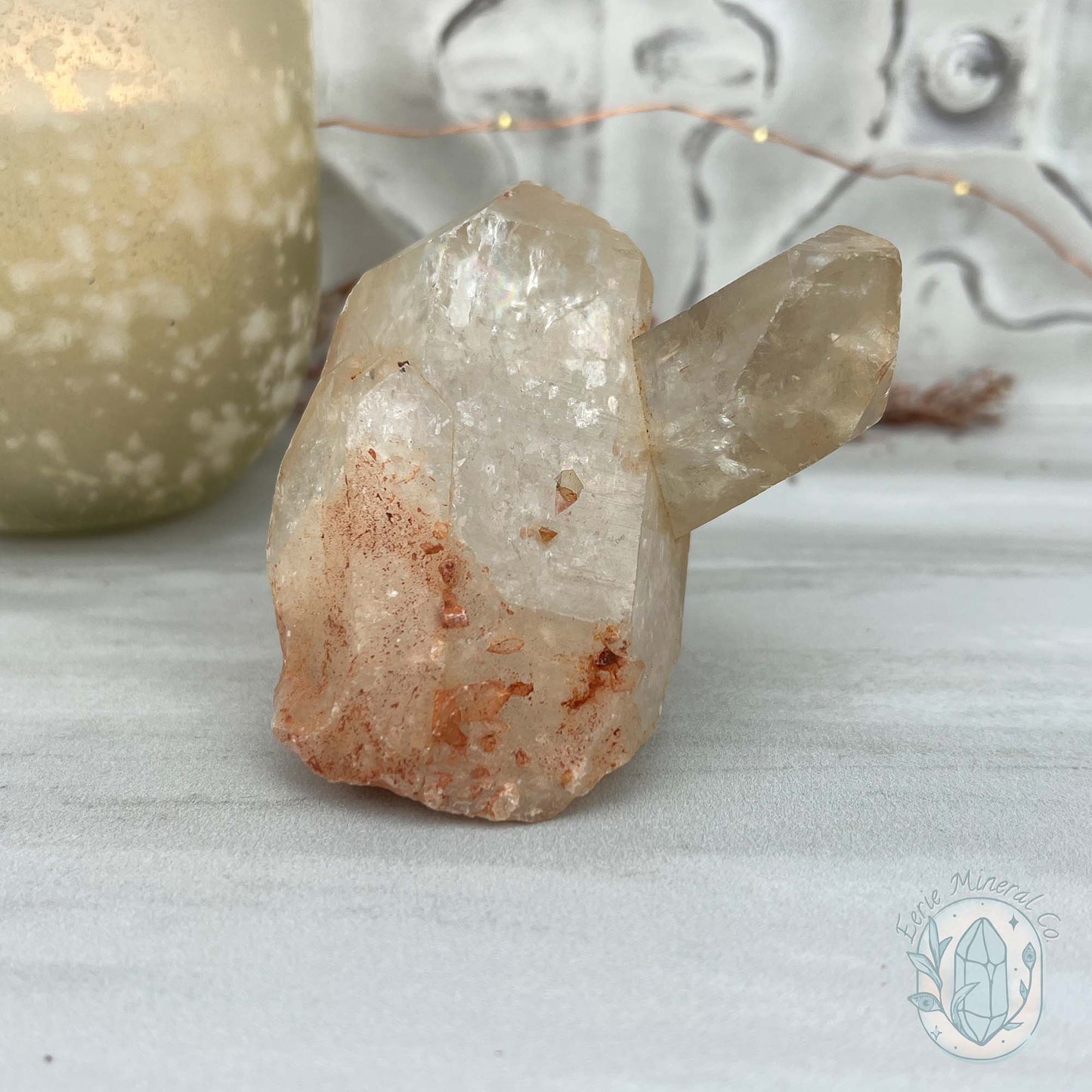 Natural Raw Citrine Crystal Cluster Point