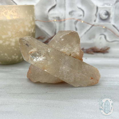 Natural Raw Citrine Crystal Cluster Point