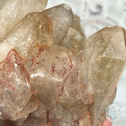 Large Madagascar Natural Raw Citrine Crystal Cluster Point
