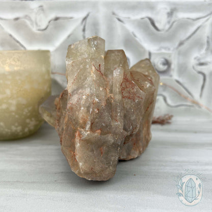 Large Madagascar Natural Raw Citrine Crystal Cluster Point