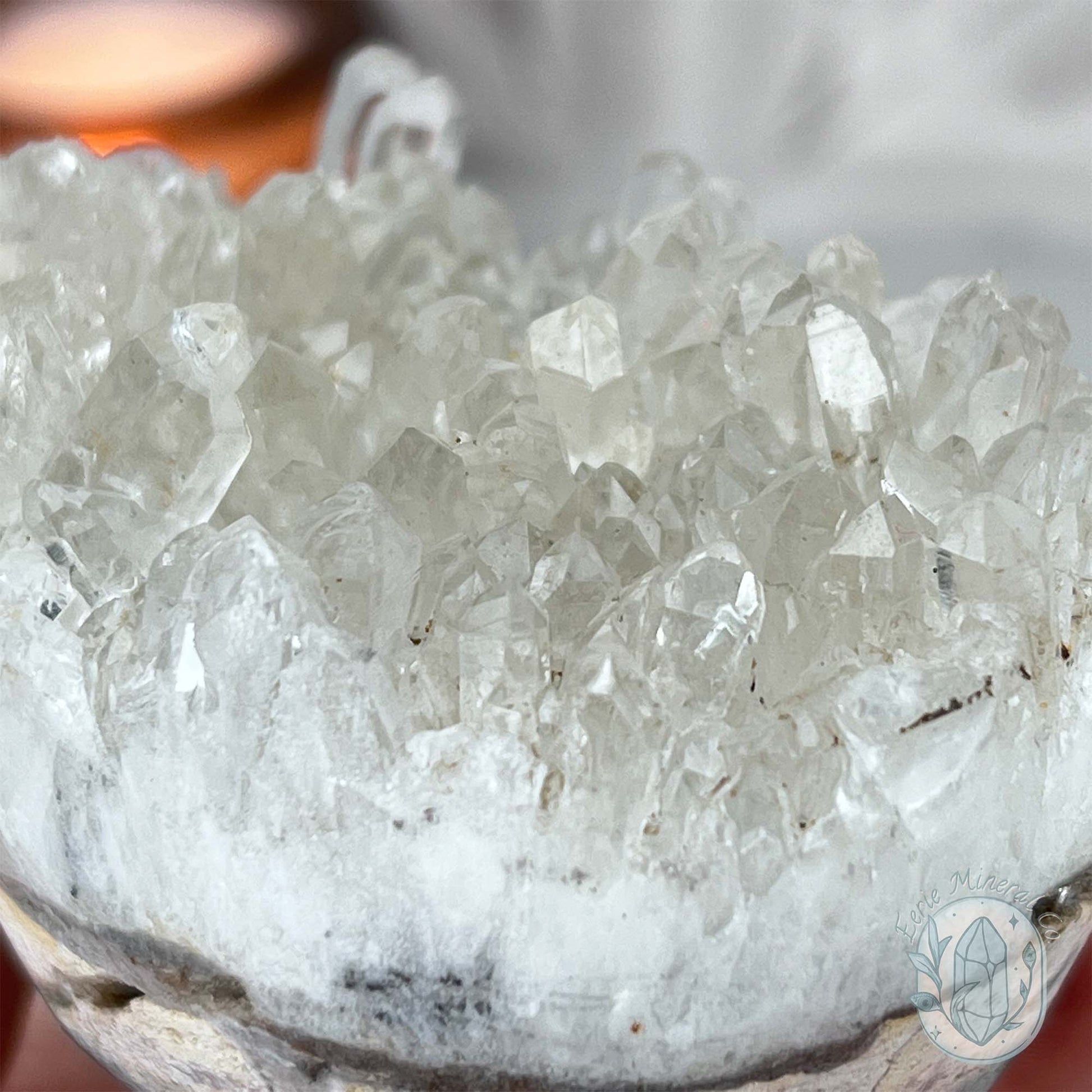 Clear Quartz Hedgehog Crystal Cluster