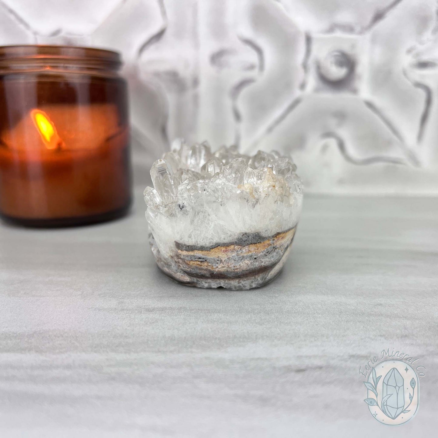 Clear Quartz Hedgehog Crystal Cluster