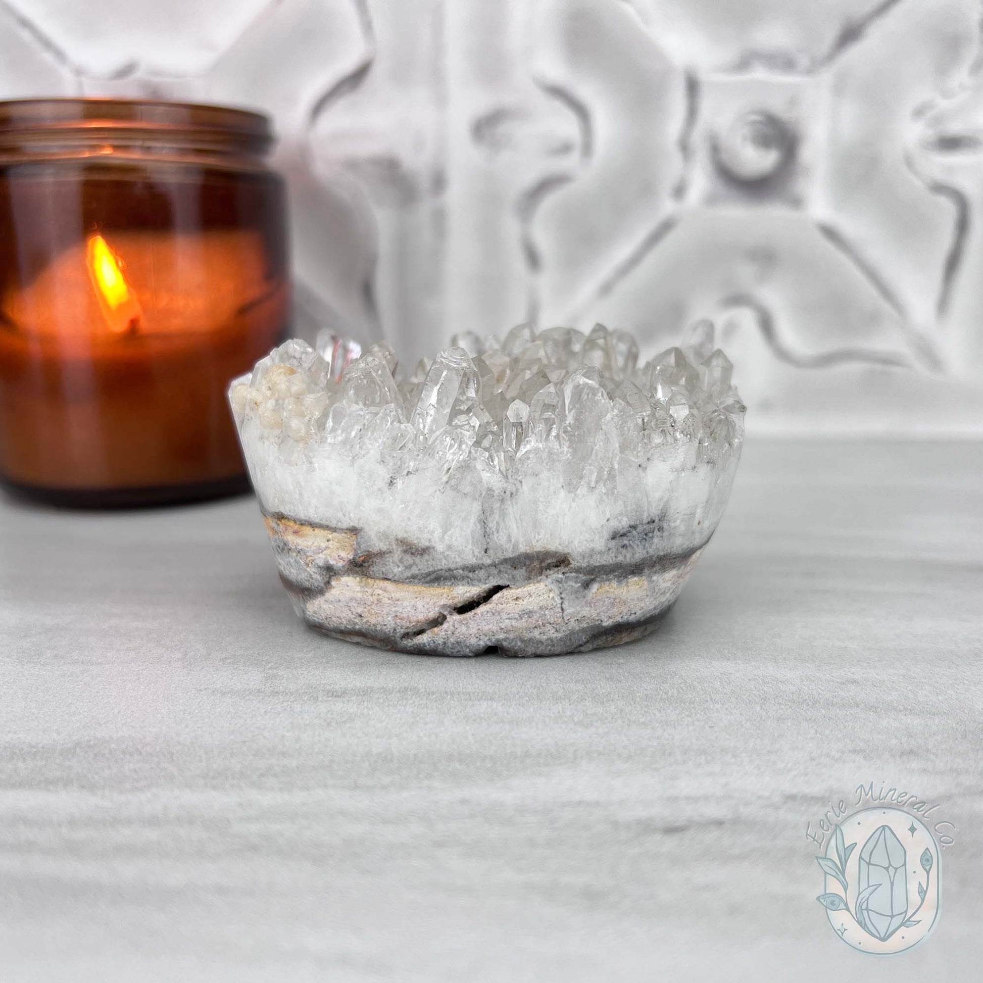 Clear Quartz Hedgehog Crystal Cluster