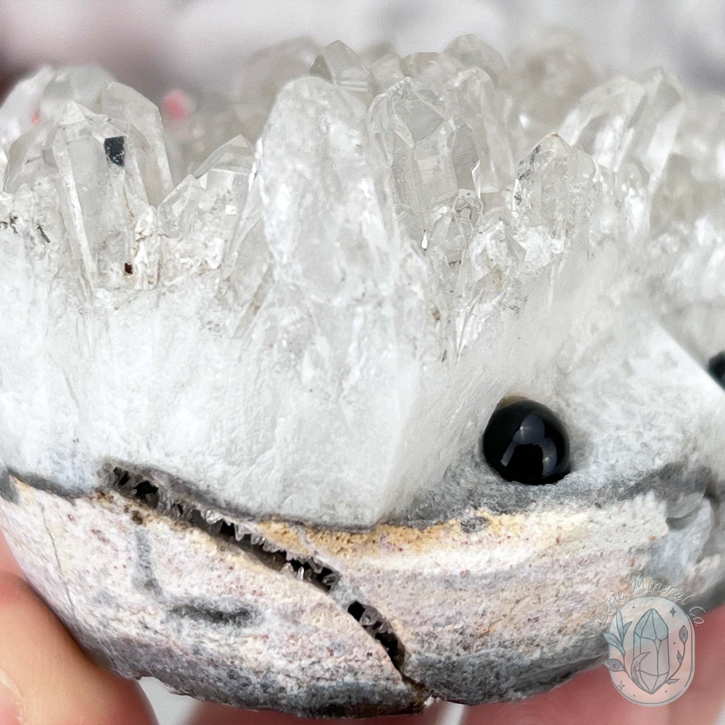 Clear Quartz Hedgehog Crystal Cluster