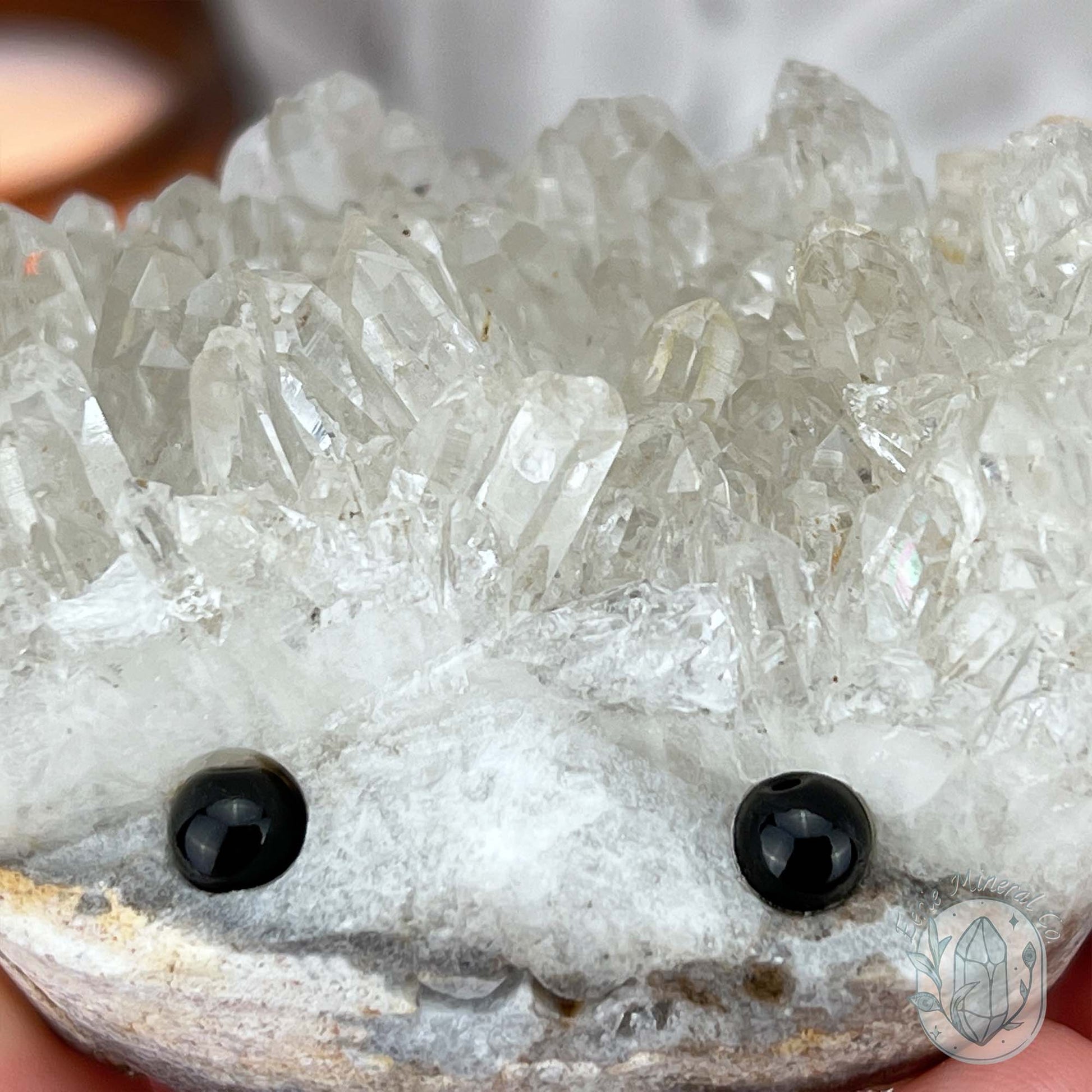 Clear Quartz Hedgehog Crystal Cluster