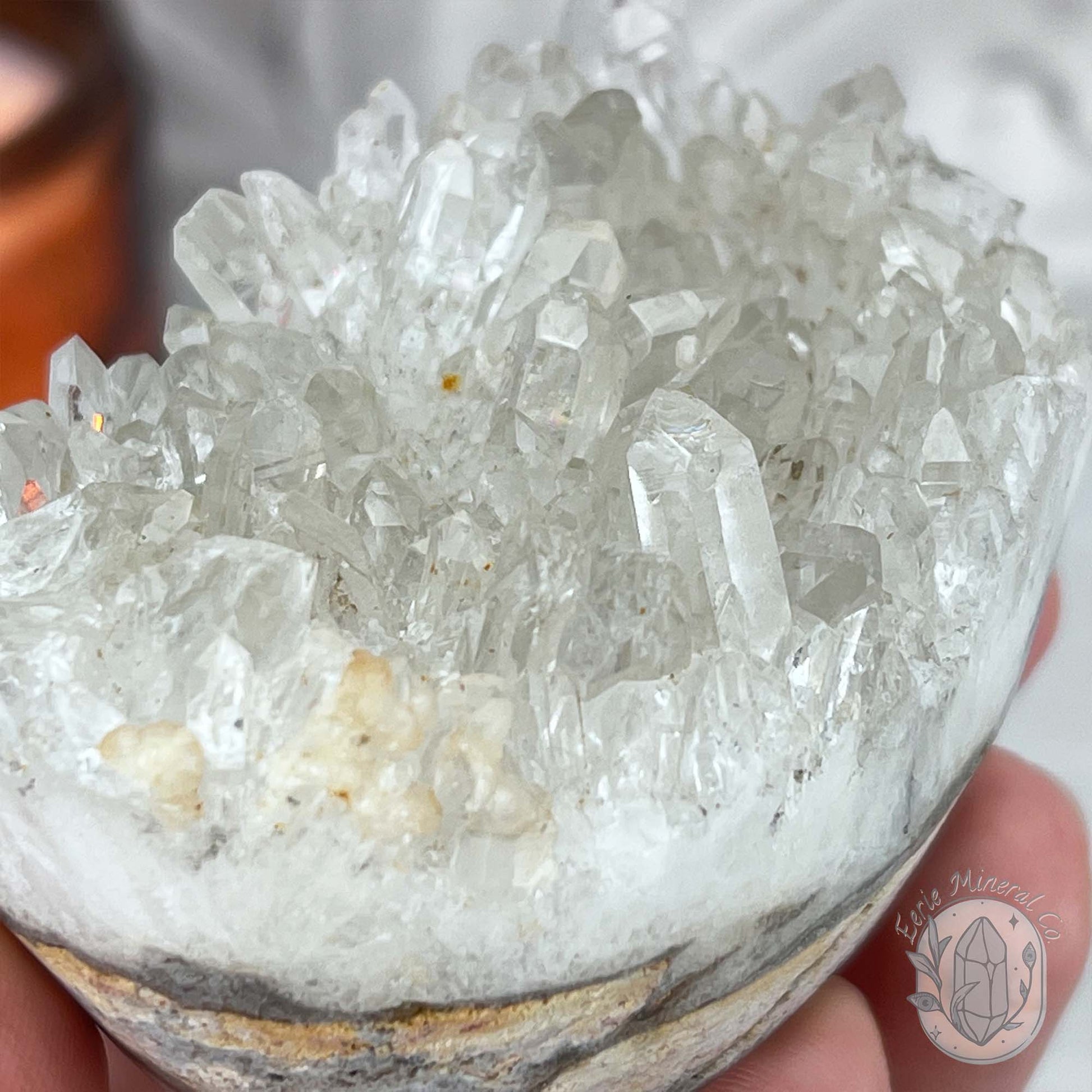 Clear Quartz Hedgehog Crystal Cluster