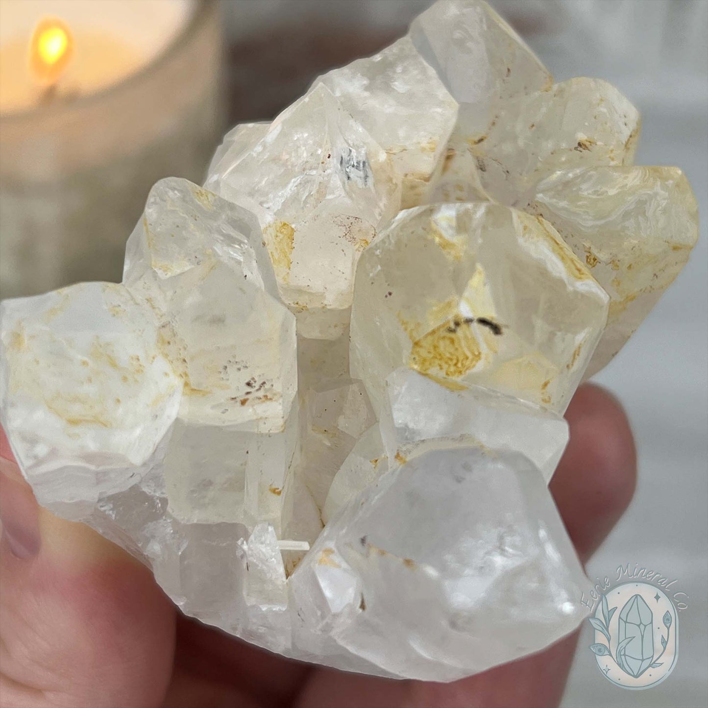 Clear Quartz Crystal Cluster Hedgehog Carving Specimen