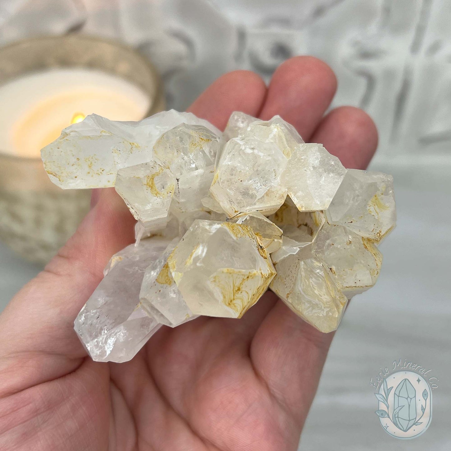 Clear Quartz Crystal Cluster Hedgehog Carving Specimen