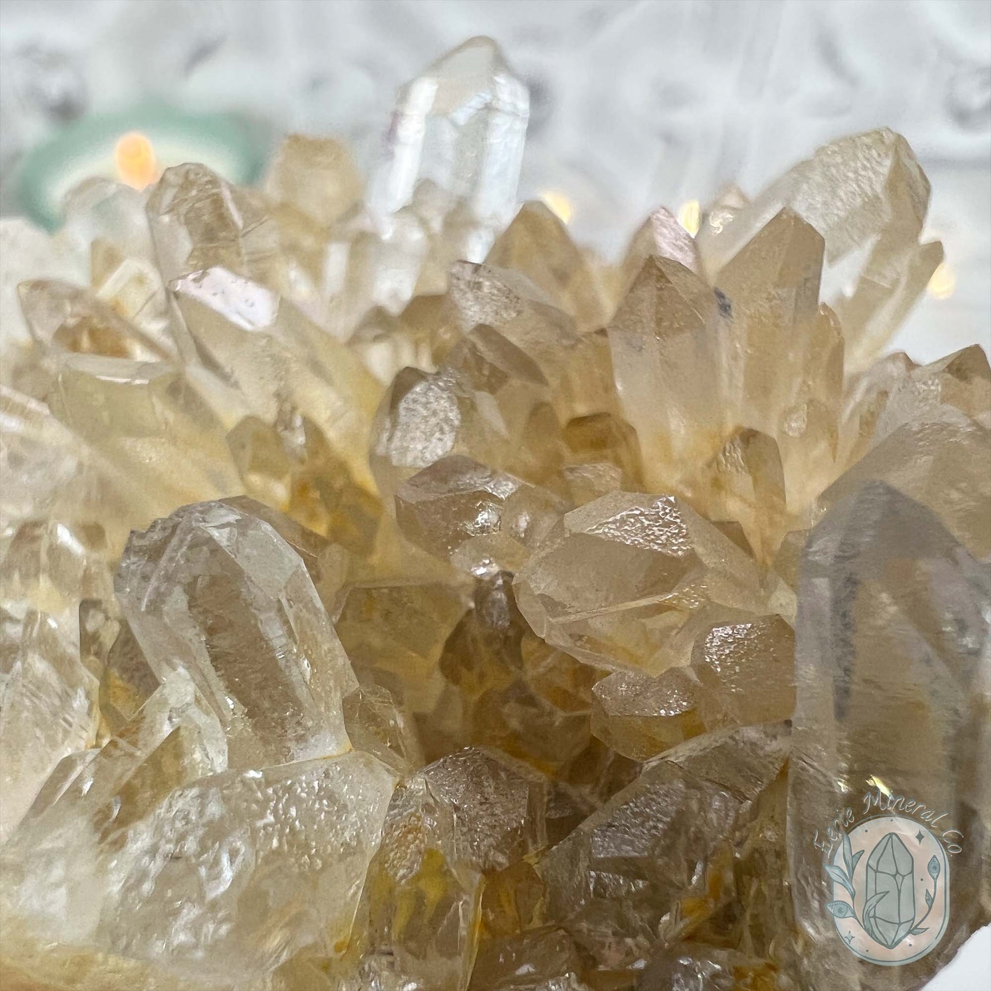 Clear Quartz Crystal Cluster Pet Rock Carving