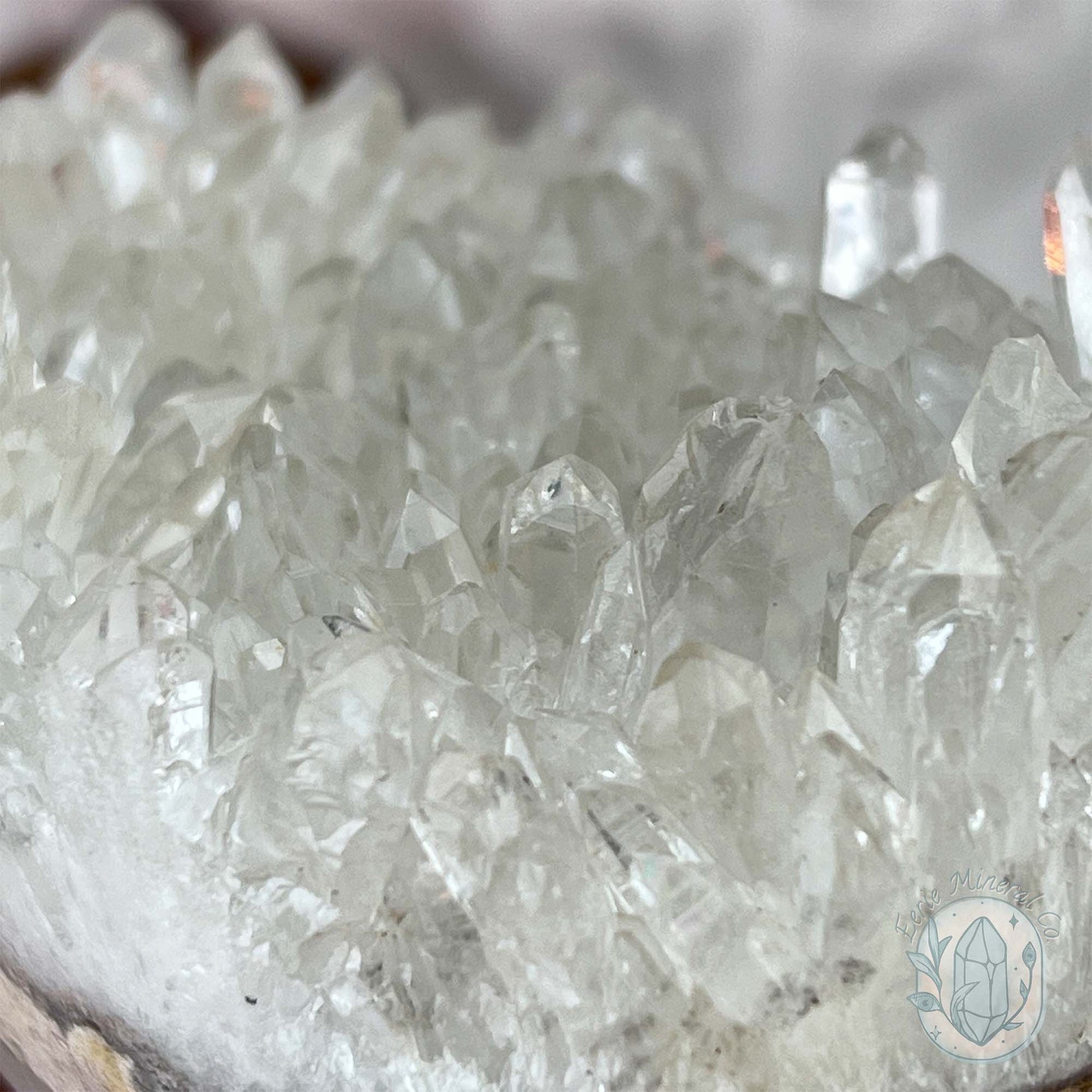 Clear Quartz Twin Hedgehog Crystal Cluster