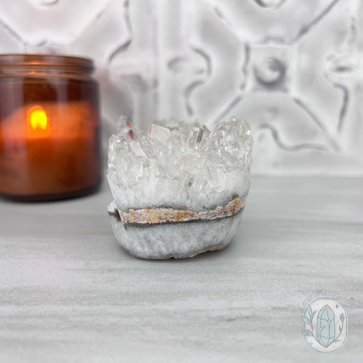 Clear Quartz Twin Hedgehog Crystal Cluster