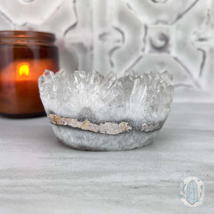Clear Quartz Twin Hedgehog Crystal Cluster
