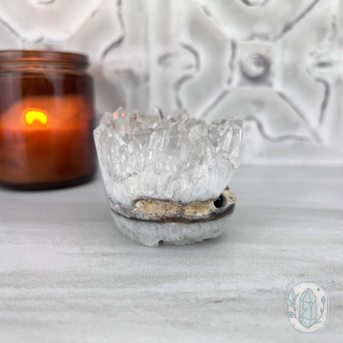 Clear Quartz Twin Hedgehog Crystal Cluster
