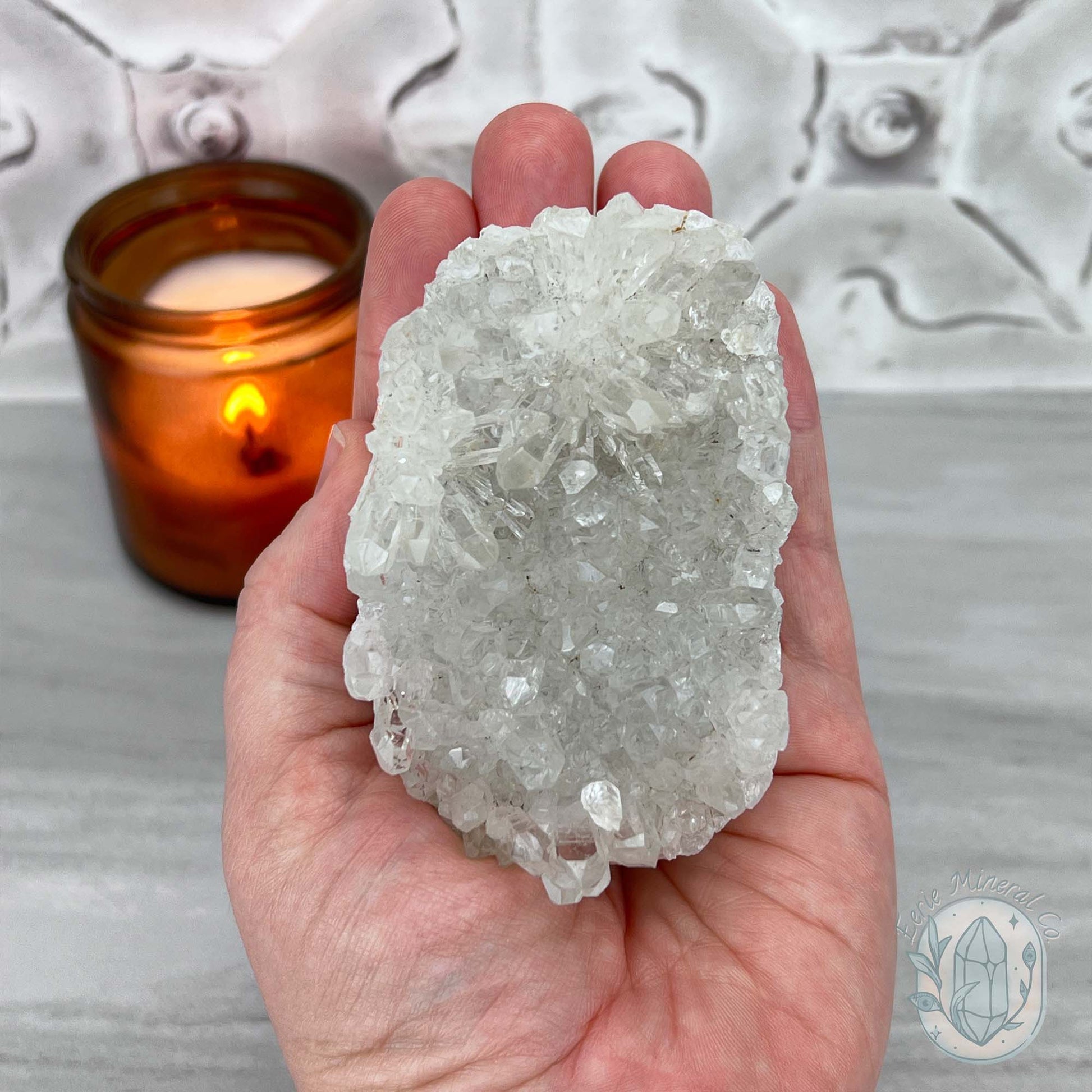 Clear Quartz Twin Hedgehog Crystal Cluster