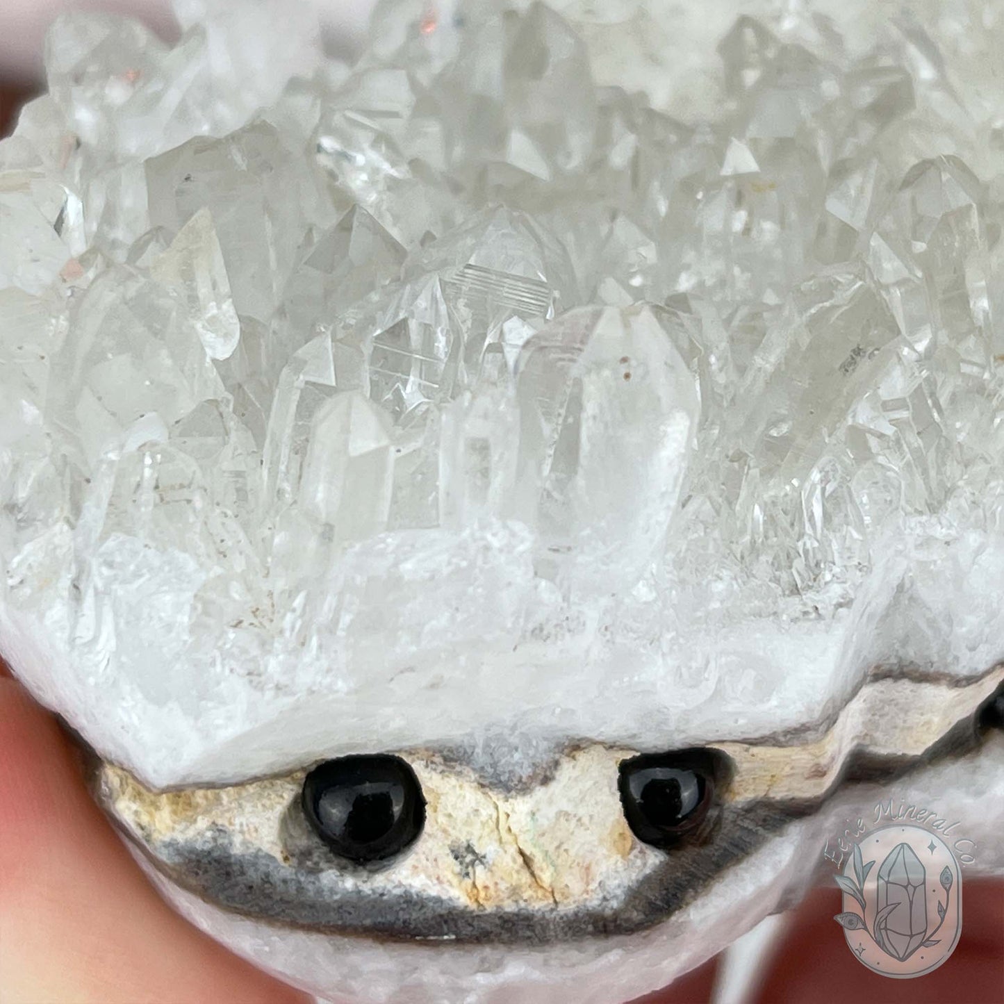 Clear Quartz Twin Hedgehog Crystal Cluster