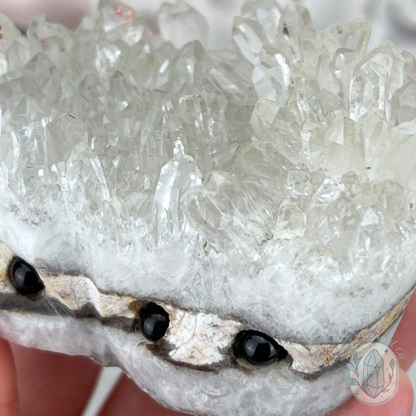Clear Quartz Twin Hedgehog Crystal Cluster