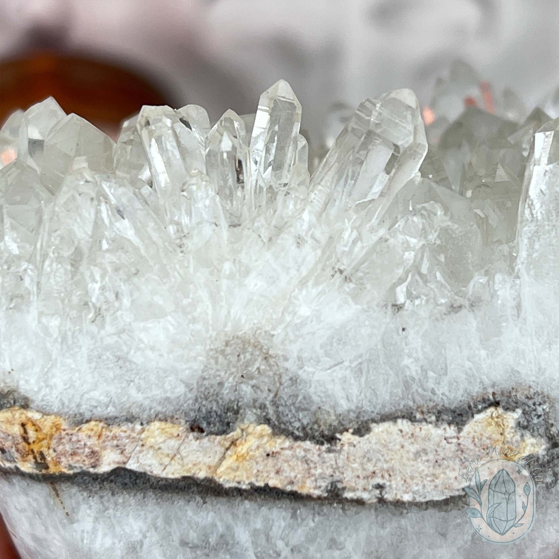 Clear Quartz Twin Hedgehog Crystal Cluster