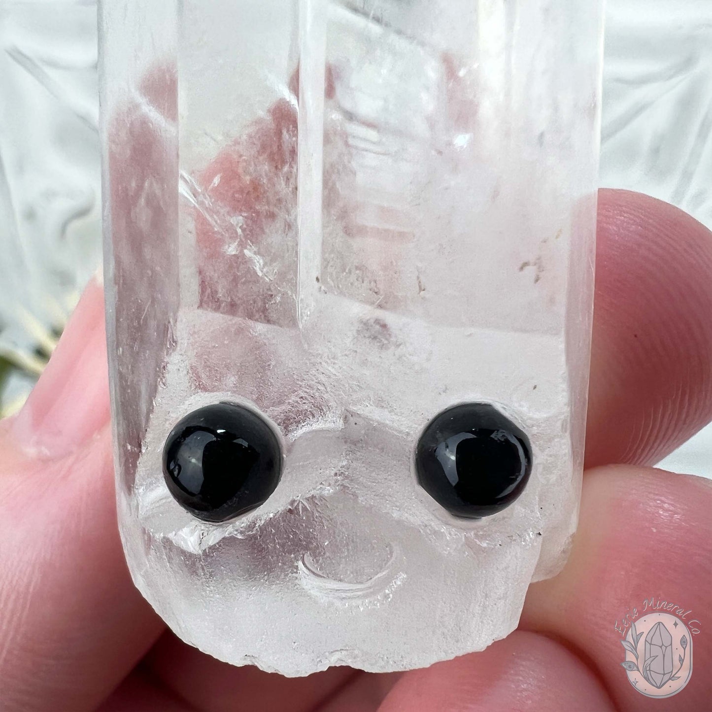 Clear Quartz Crystal Cluster Pet Rock Set