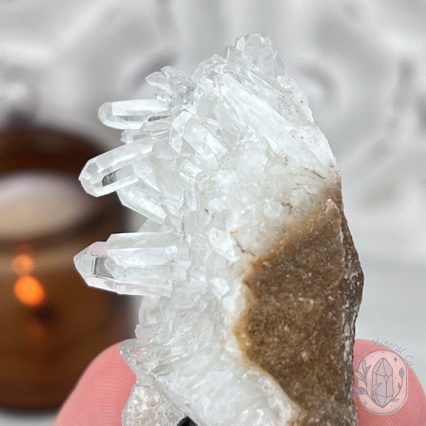 Clear Quartz Hedgehog Crystal Cluster