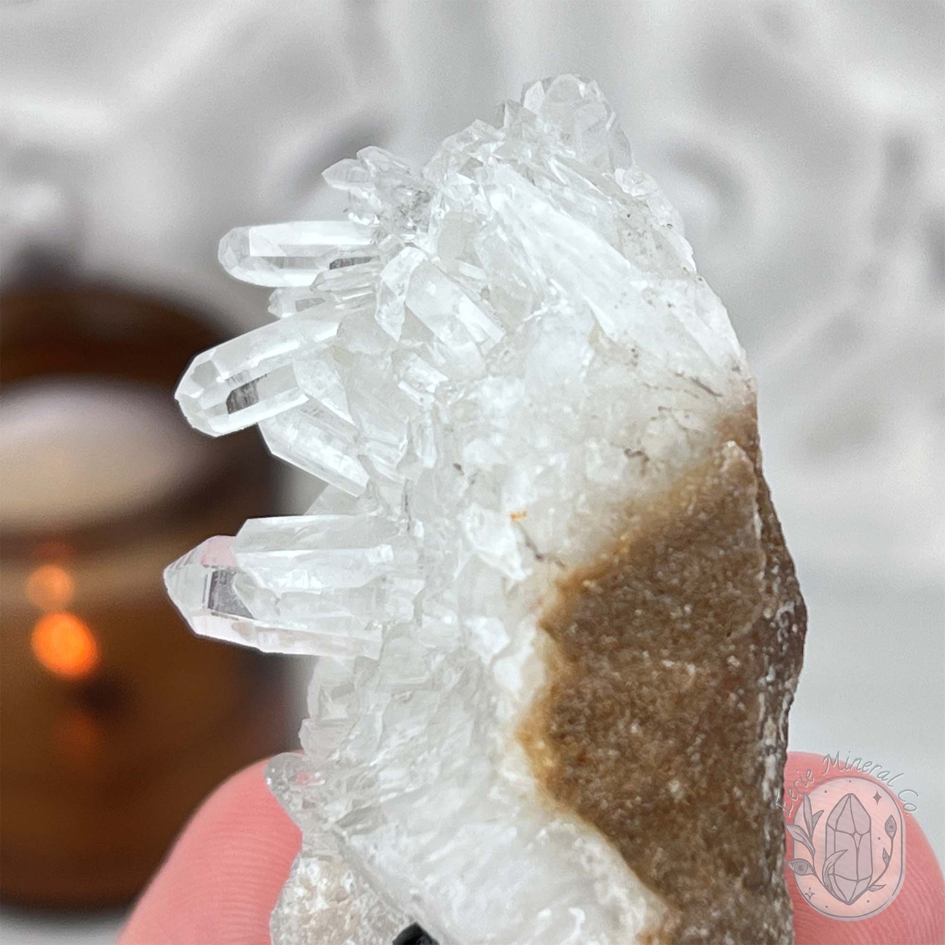 Clear Quartz Hedgehog Crystal Cluster