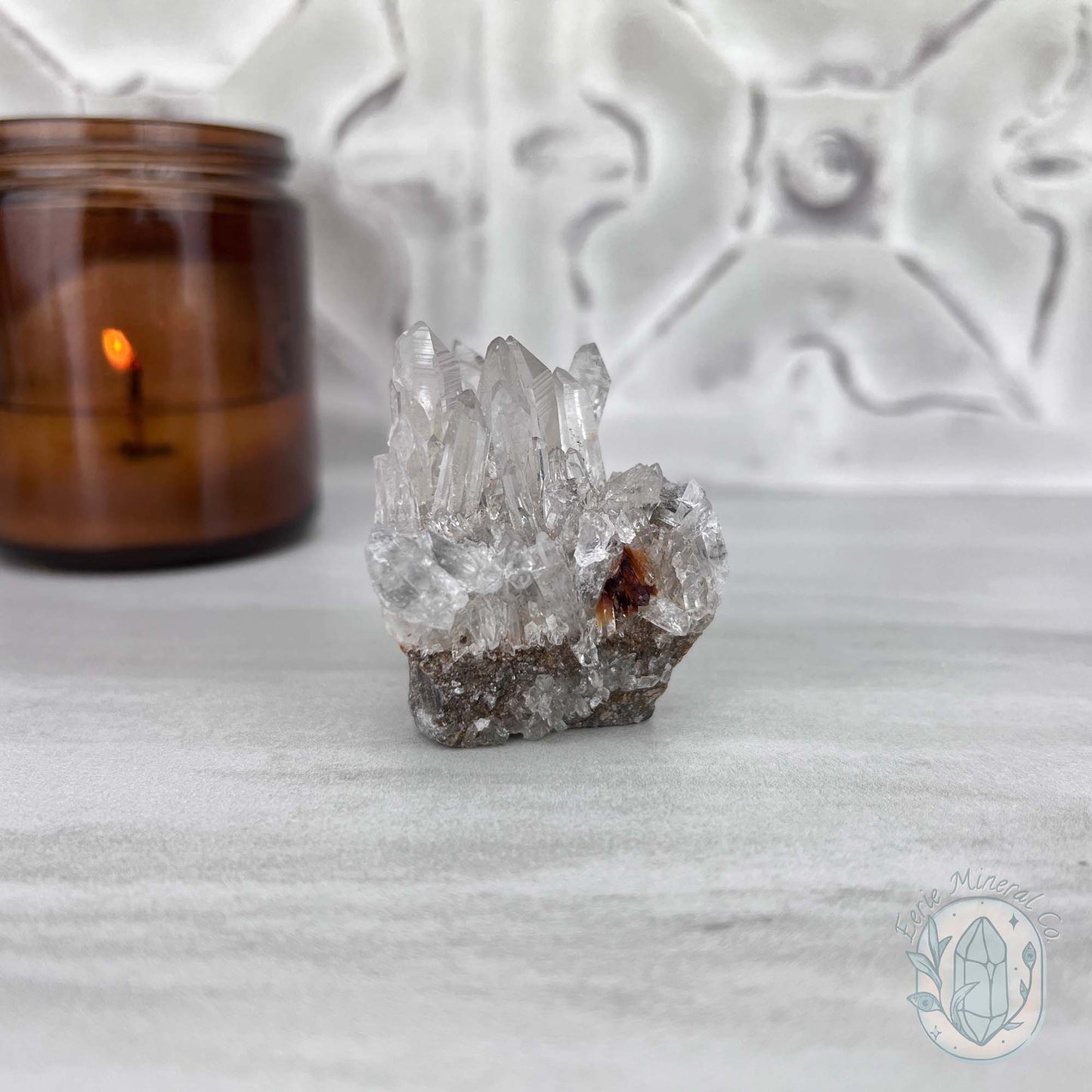 Clear Quartz Hedgehog Crystal Cluster