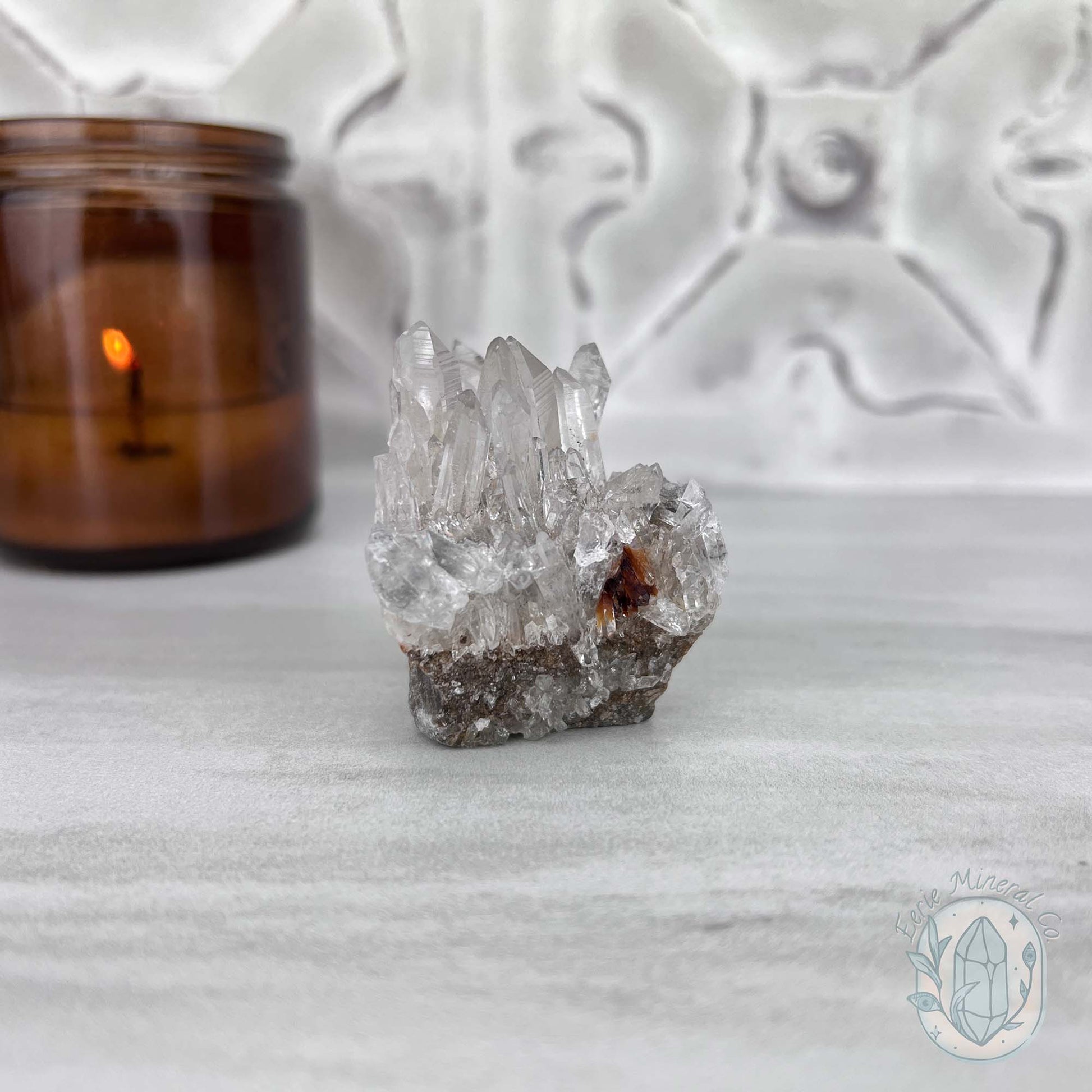 Clear Quartz Hedgehog Crystal Cluster