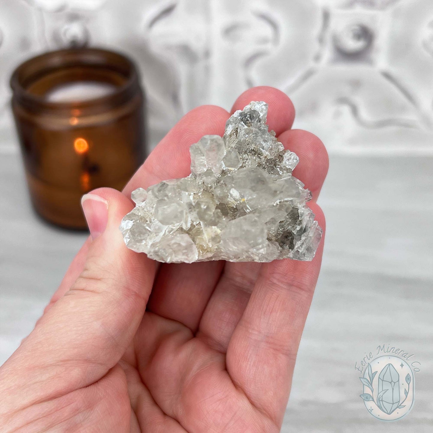 Clear Quartz Hedgehog Crystal Cluster