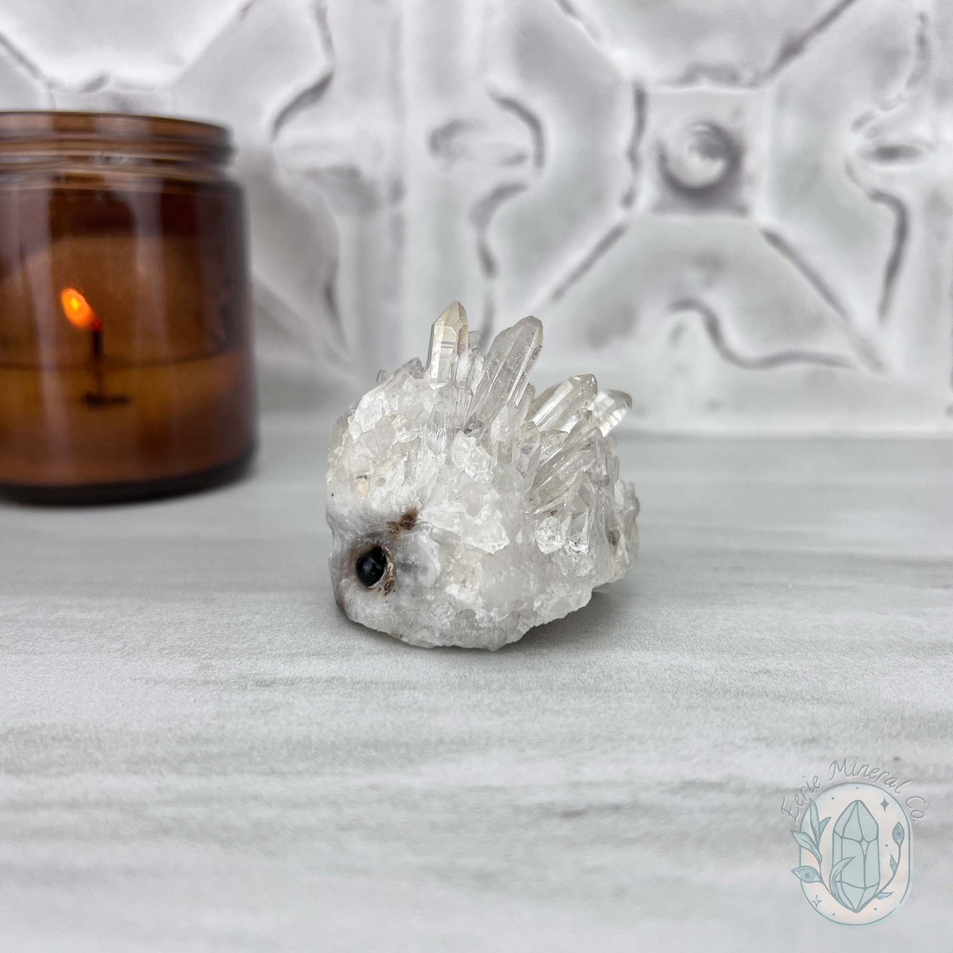 Clear Quartz Hedgehog Crystal Cluster