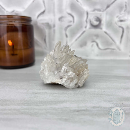 Clear Quartz Hedgehog Crystal Cluster