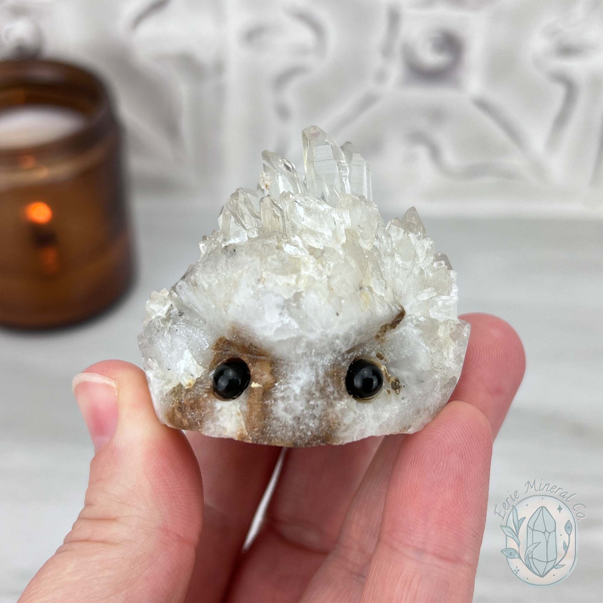 Clear Quartz Hedgehog Crystal Cluster