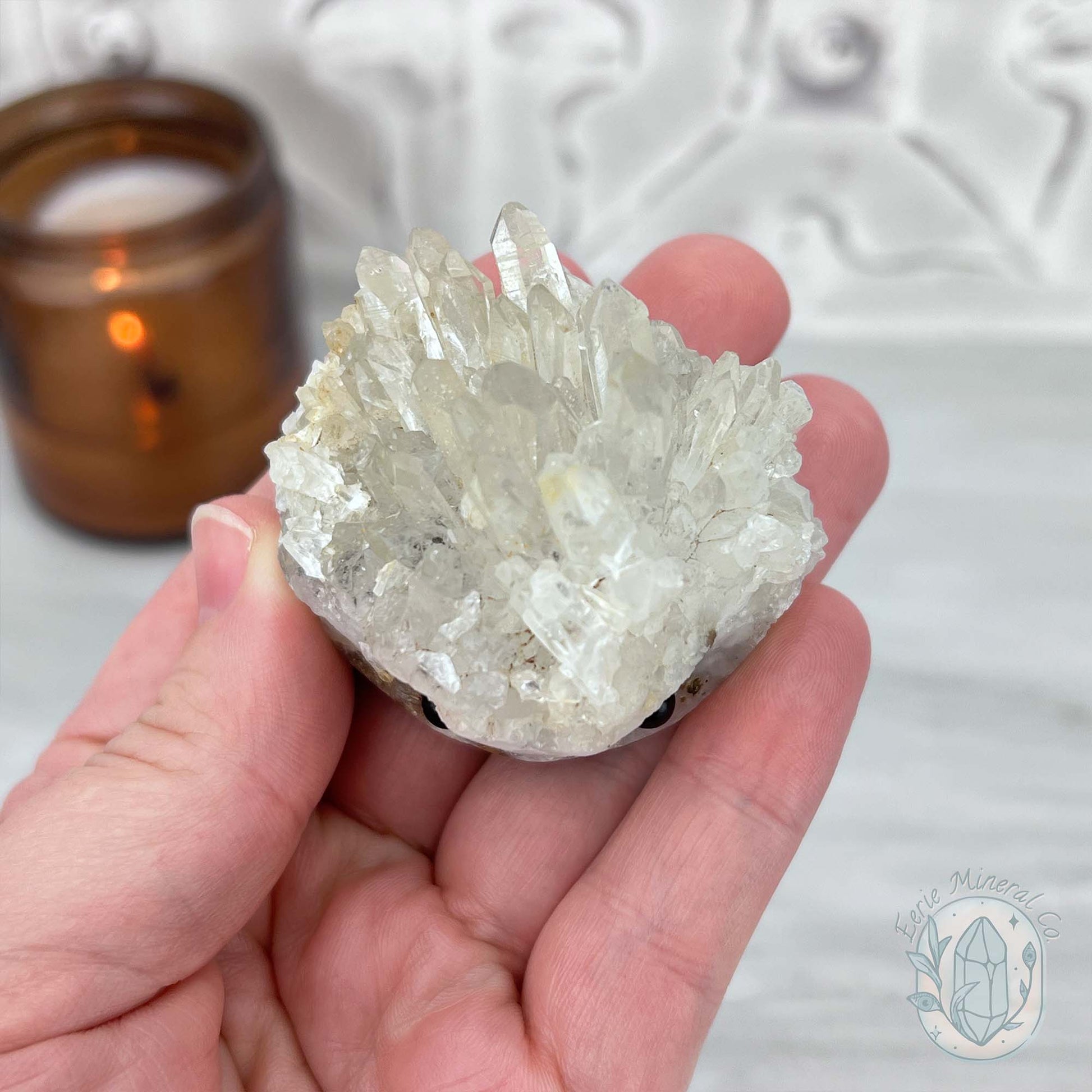 Clear Quartz Hedgehog Crystal Cluster