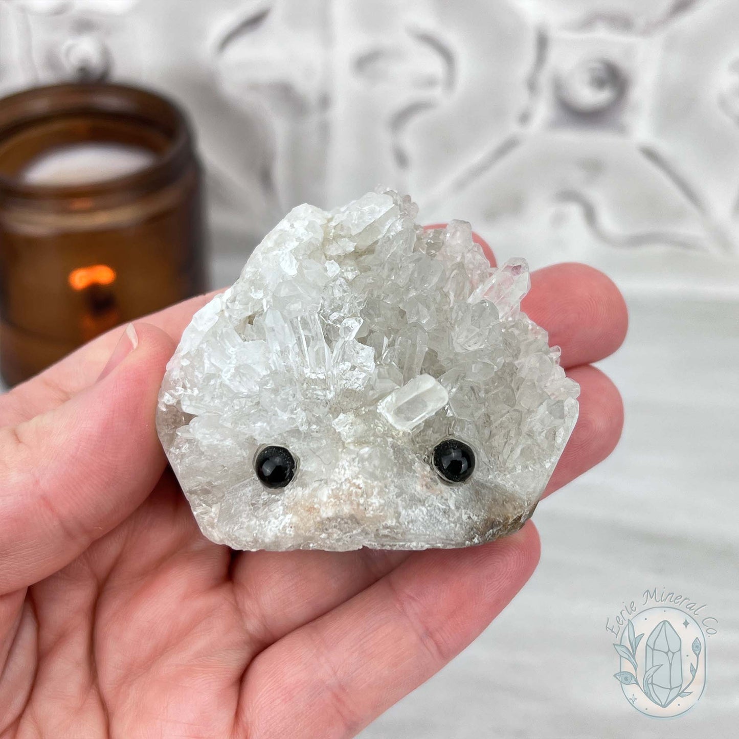 Clear Quartz Hedgehog Crystal Cluster
